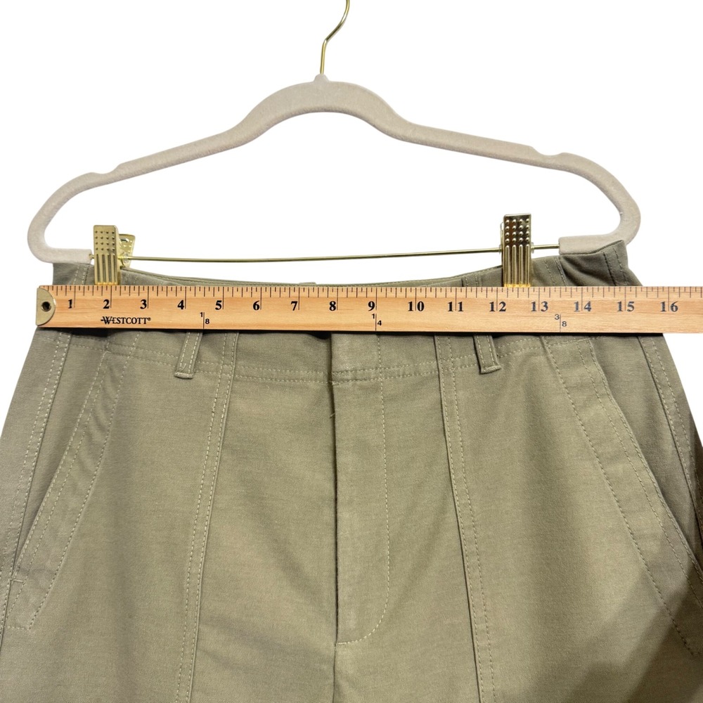 Athleta Skyline High Rise Barrel Leg Pant 12 Olive Branch Green - Picture 8 of 13